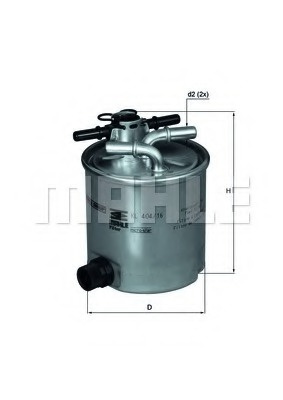 Filtru combustibil KL 404 16 KNECHT pentru Dacia S