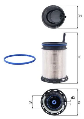 Filtru combustibil KNECHT AUDI A6 C7 (4G2, 4GC) 2013-2018 - KX 494D