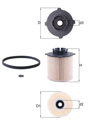 Filtru combustibil KNECHT CHEVROLET CRUZE Station Wagon (J308) 2012-2017 - KX 265D