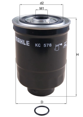 Filtru combustibil KNECHT KC578D model MITSUBISHI LANCER III (C1_A, C6_A) 1984 1985 1986 1987 1988