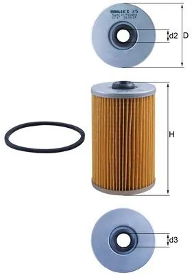 Filtru combustibil KNECHT MERCEDES-BENZ COUPE (W111, W112) 1961-1971 - KX 35