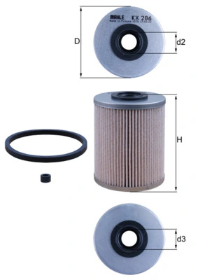Filtru combustibil KNECHT VAUXHALL ARENA Combi (A97) 1998-2001 - KX 206D
