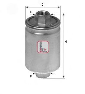 Filtru combustibil LAND ROVER FREELANDER (LN) (1998 - 2006) SOFIMA S 1750 B piesa NOUA