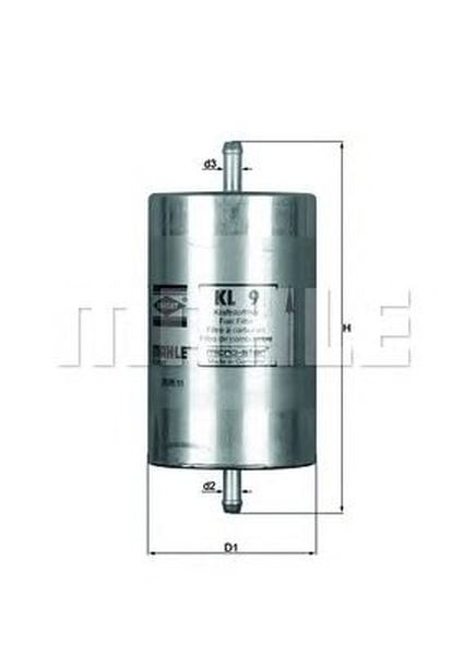 Filtru combustibil LAND ROVER RANGE ROVER I AE AN HAA HAB HAM HBM RE RN KNECHT KL9