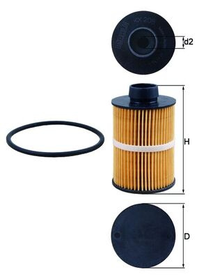 Filtru combustibil MAHLE KX208D la PEUGEOT BOXER platou / sasiu 2006 2007 2008 2009 2010 2011 2012 2013 2014 2015 2016 2017 2018 2019 2020