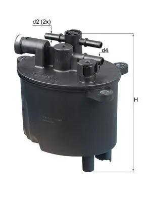 Filtru combustibil MAHLE LAND ROVER DISCOVERY SPORT (L550) 2014-2019 - KL 581