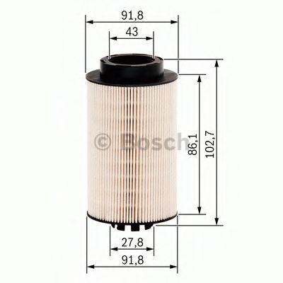 Filtru combustibil MERCEDES ATEGO 2 (2004 - 2016) Bosch 1 457 431 707