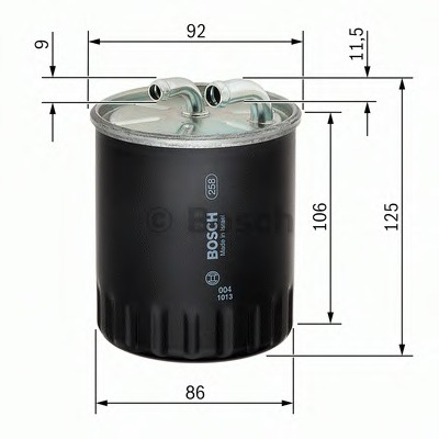 Filtru combustibil # Mercedes-benz A-class 2004 2005 2006 2007 2008 2009 2010 2011 2012 # 1 457 434 437 # BOSCH