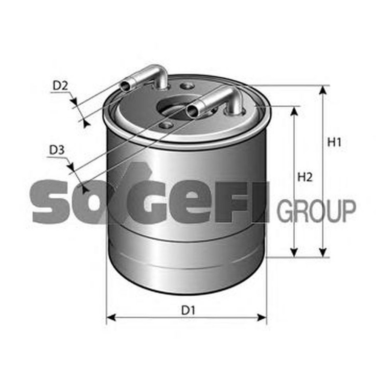 Filtru combustibil MERCEDES-BENZ C-CLASS W204 PURFLUX FCS785