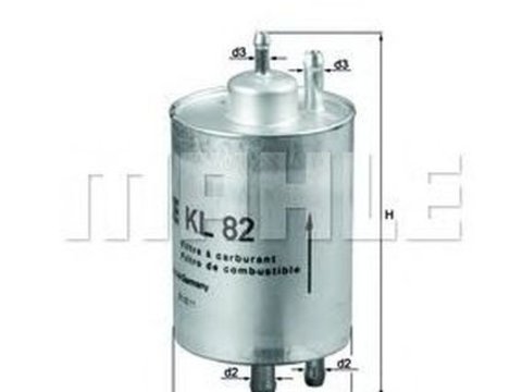 Filtru combustibil MERCEDES-BENZ CLC-CLASS CL203 KNECHT KL82