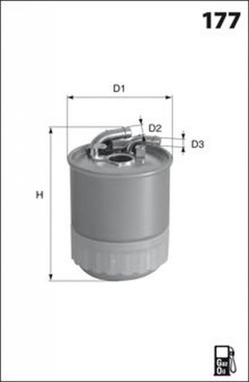 Filtru combustibil MERCEDES-BENZ CLC-CLASS CL203 L