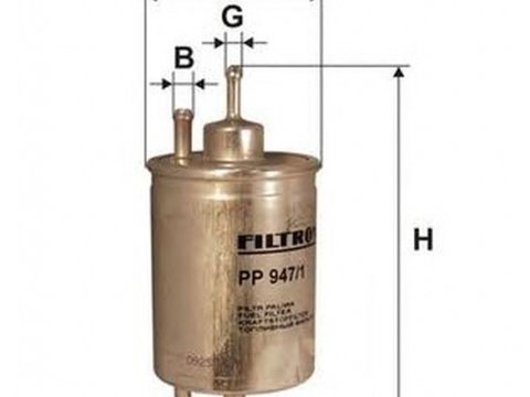 Filtru combustibil MERCEDES-BENZ CLK C208 FILTRON PP9471