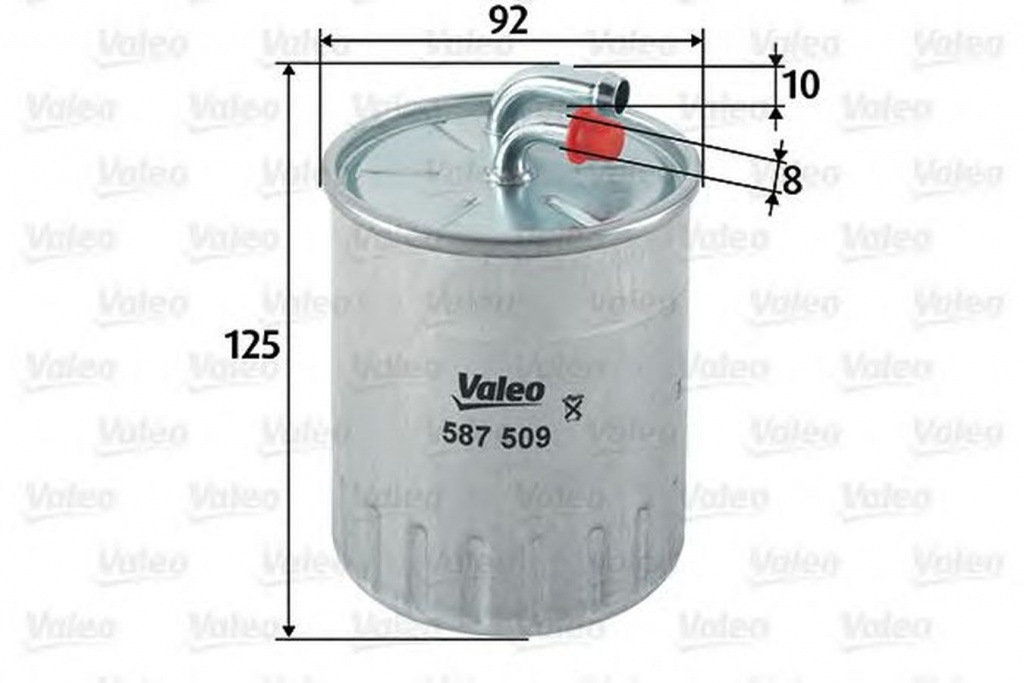 Filtru combustibil MERCEDES-BENZ SPRINTER 3 5-t caroserie 906 VALEO 587509