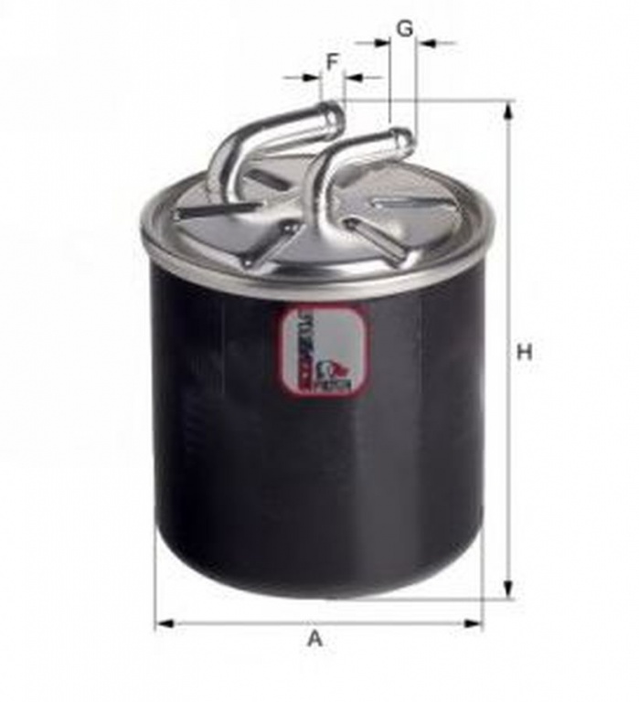 Filtru combustibil MERCEDES-BENZ VITO MIXTO caroserie W639 SOFIMA S2320NR