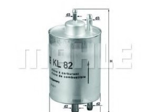Filtru combustibil MERCEDES CLK (C208) (1997 - 2002) KNECHT KL 82