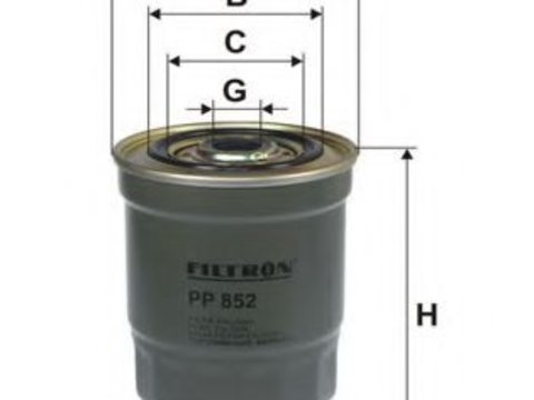 Filtru combustibil MITSUBISHI GALLOPER (JK-01) (1998 - 2003) FILTRON PP852