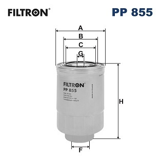 Filtru combustibil # Mitsubishi Montero 2006 2007 2008 2009 2010 2011 2012 2013 2014 2015 2016 2017 2018 2019 2020 2021 2022 2023 2024 2025 # PP855 # FILTRON