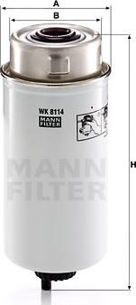 Filtru combustibil NEW HOLLAND TM MANN-FILTER WK 8