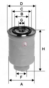 Filtru combustibil NISSAN CABSTAR E (1998 - 2006) SOFIMA S 1410 NR