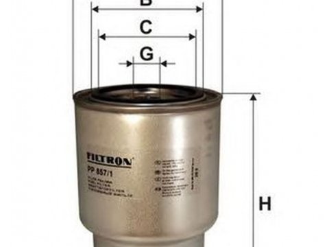 Filtru combustibil NISSAN NAVARA D40 FILTRON PP8571