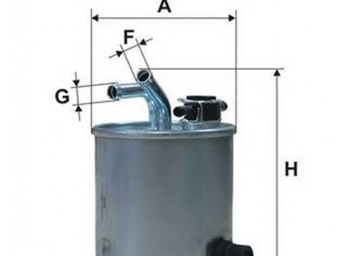 Filtru combustibil NISSAN NAVARA D40 FILTRON PP8576