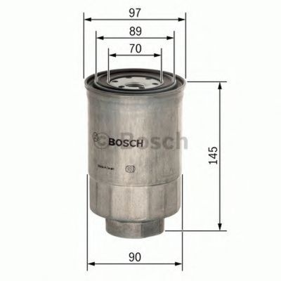 Filtru combustibil NISSAN PATHFINDER III R51 BOSCH