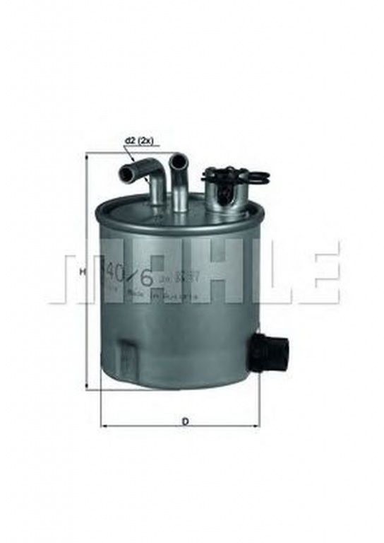 Filtru combustibil NISSAN PATHFINDER III R51 MAHLE ORIGINAL KL4406