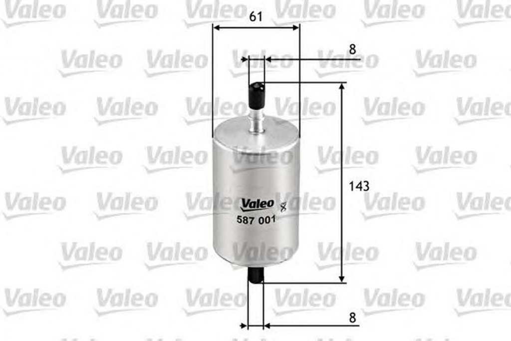 Filtru combustibil NISSAN PATHFINDER III R51 VALEO 587001