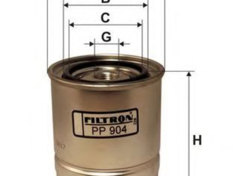 Filtru combustibil NISSAN SUNNY   combi (B11) (1982 - 1990) FILTRON PP904