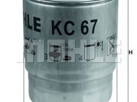 Filtru combustibil NISSAN VANETTE CARGO caroserie HC 23 KNECHT KC67