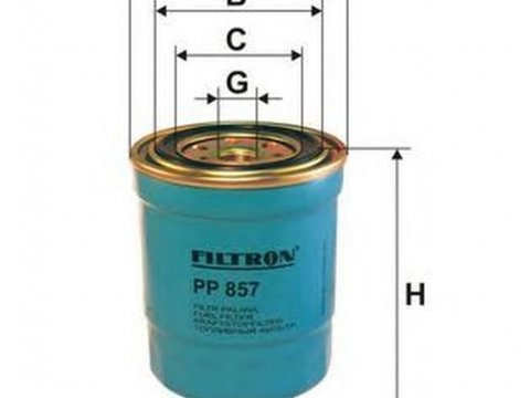Filtru combustibil NISSAN VANETTE CARGO caroserie HC 23 FILTRON PP857
