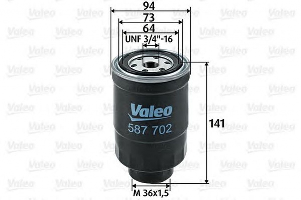 Filtru combustibil NISSAN VANETTE caroserie C22 VALEO 587702
