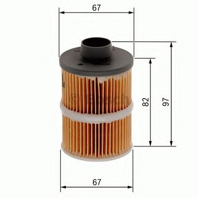 Filtru combustibil OPEL AGILA (A) (H00) (2000 - 2007) Bosch 1 457 070 001