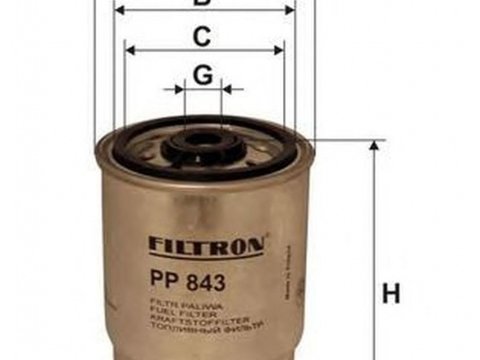 Filtru combustibil OPEL ASTRA F Van 55 FILTRON PP843