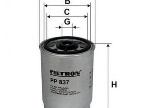 Filtru combustibil OPEL CORSA B 73 78 79 FILTRON PP837