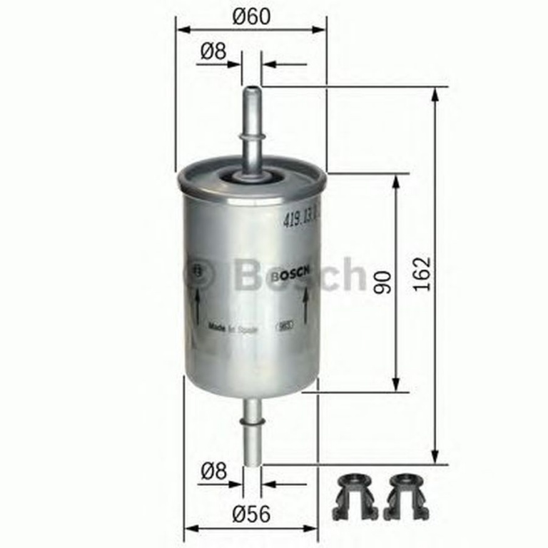 Filtru combustibil OPEL TIGRA 95 BOSCH 0450905273