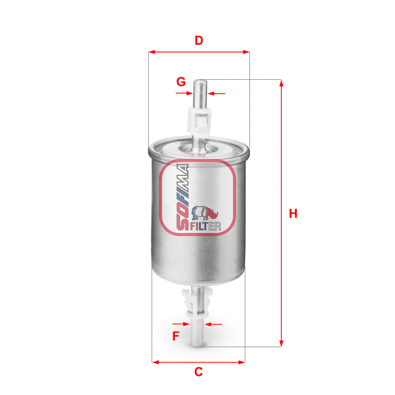 FILTRU COMBUSTIBIL ~ OPEL TIGRA TwinTop (X04) 1.4 (R97) 1.8 (R97) 125cp 90cp 2004 2005 2006 2007 2008 2009 2010 ~ S1515B ~ SOFIMA