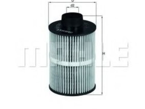 Filtru combustibil OPEL ZAFIRA B (A05) (2005 - 2020) MAHLE ORIGINAL KX 208D