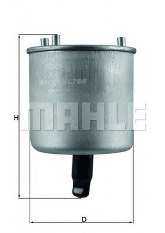 Filtru combustibil PEUGEOT 4008 MAHLE ORIGINAL KL788