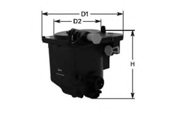 Filtru combustibil PEUGEOT 407 (6D_) (2004 - 2016) MAGNETI MARELLI 152071760868