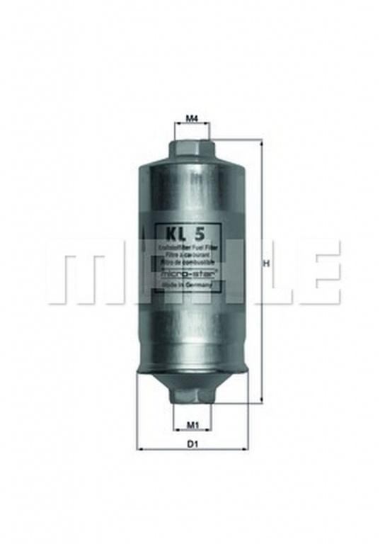 Filtru combustibil PEUGEOT BOXER bus 244 Z MAHLE ORIGINAL KL5