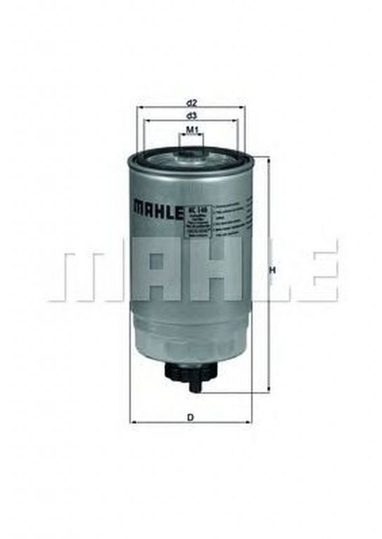 Filtru combustibil PEUGEOT BOXER caroserie 244 MAHLE ORIGINAL KC140