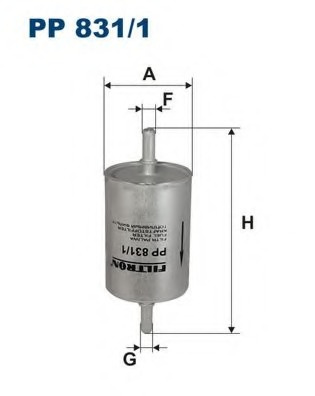 Filtru combustibil PP831 1 FILTRON pentru Renault Megane CitroEn C4 Peugeot 508 Renault Clio Renault Twingo CitroEn Zx CitroEn Xantia Peugeot 405 Peugeot 106 Peugeot 306 CitroEn C5 Renault Kangoo Peugeot 806 Renault Laguna Dacia Logan Renault Fluence