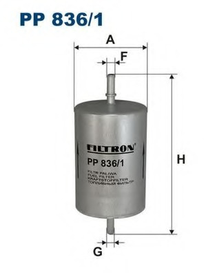 Filtru combustibil PP836 1 FILTRON pentru Audi A3 Skoda Octavia Vw Golf Vw Beetle Vw New Vw Novo Audi Tt Vw Bora Vw Jetta Seat Toledo Vw Passat Seat Leon Audi A4