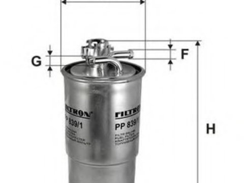 Filtru combustibil PP839 1 FILTRON pentru Audi A4 Audi A3 Vw Passat Skoda Octavia Vw Golf Vw Lt Fiat Punto Vw Beetle Vw New Vw Novo Vw Bora Vw Jetta Seat Toledo Seat Leon Audi A6