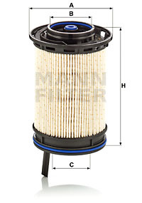 Filtru combustibil (PU10011Z MANN-FILTER) AUDI,BENTLEY,VW