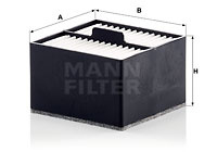 Filtru combustibil (PU911 MANN-FILTER) ASTRA,ERF,FENDT,MAN,MAZ-MAN