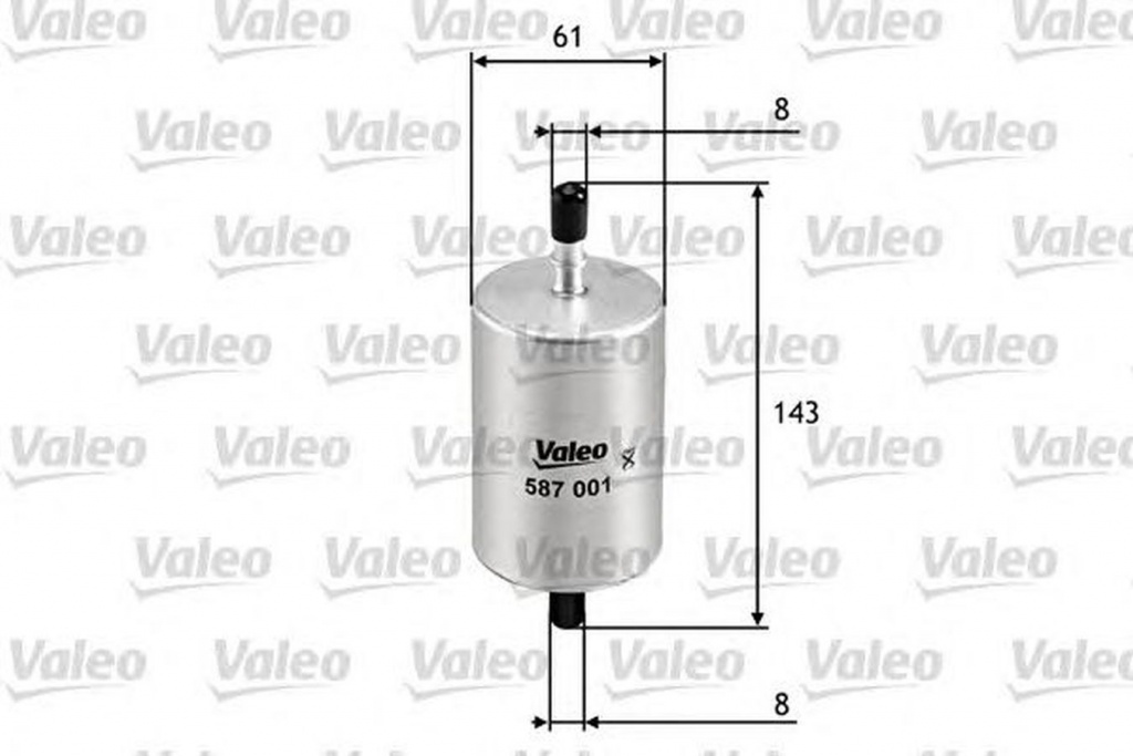 Filtru combustibil RENAULT CLIO II BB0 1 2 CB0 1 2 VALEO 587001