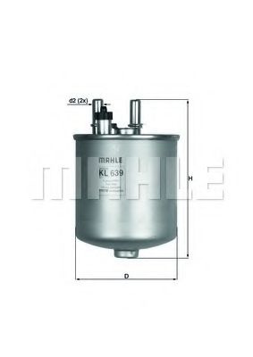 Filtru combustibil RENAULT KANGOO BE BOP (KW0/1_) 