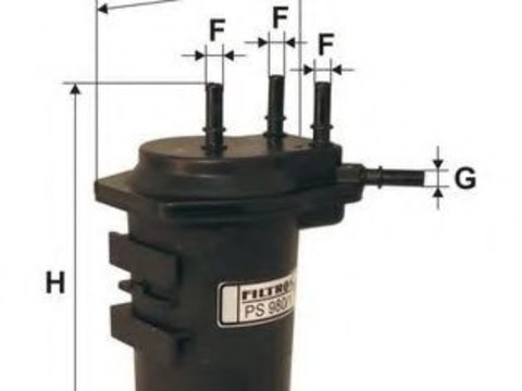 Filtru combustibil RENAULT MEGANE II Grandtour (KM0/1) (2003 - 2012) FILTRON PS980/1 piesa NOUA